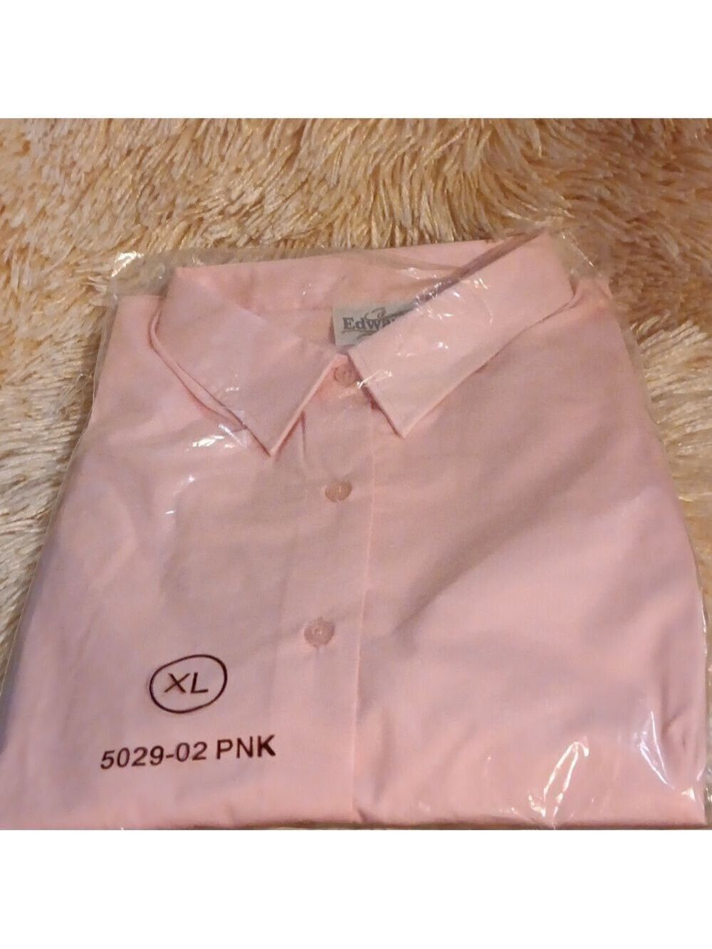 Edwards Men's Pink Short Sleeve Shirt NWT SizeXL